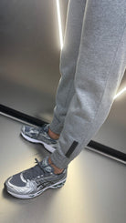 Silicone Badge Every Day Tracksuit - Grey Marl / Black - Vincentius