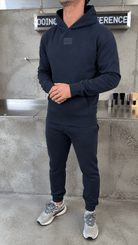 Tonal Badge Every Day Tracksuit - Navy - Vincentius