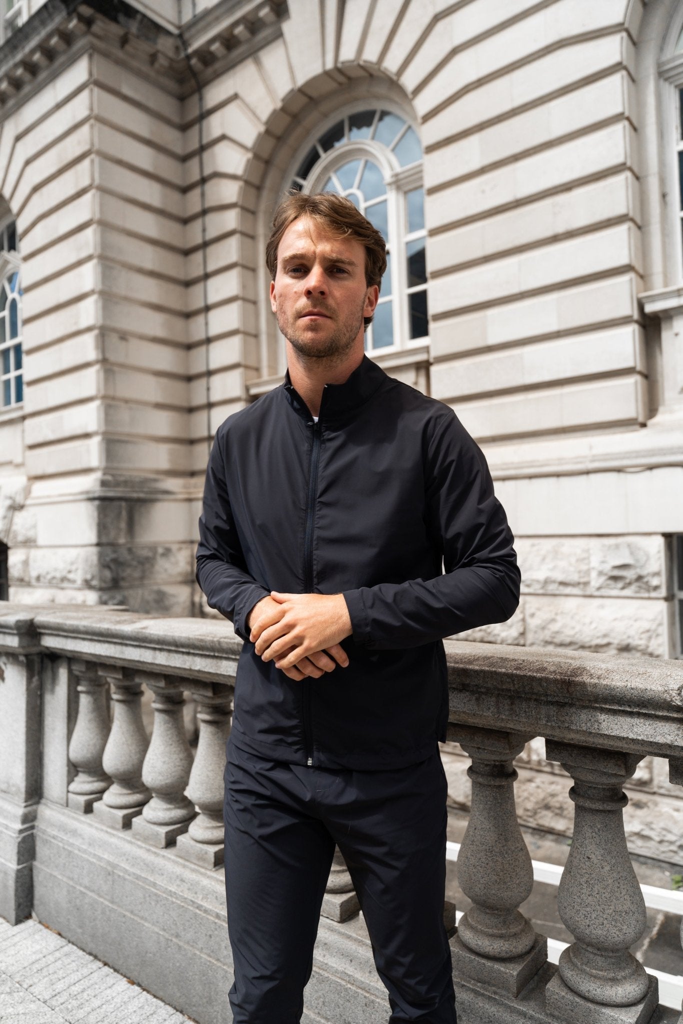 Transitional Full Zip Tracksuit - Navy - Vincentius