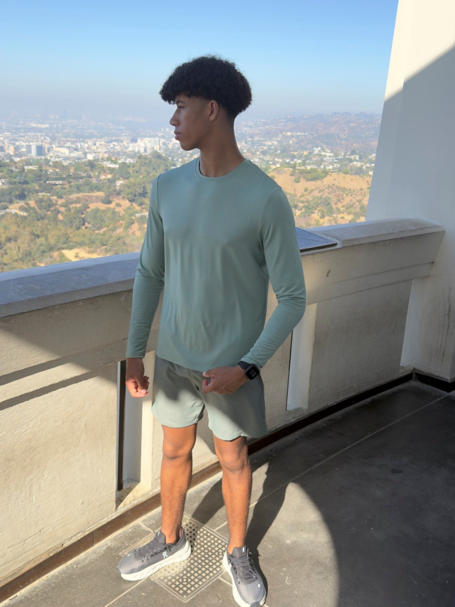 Transitional Performance Long Sleeve Tee - Mint - Vincentius