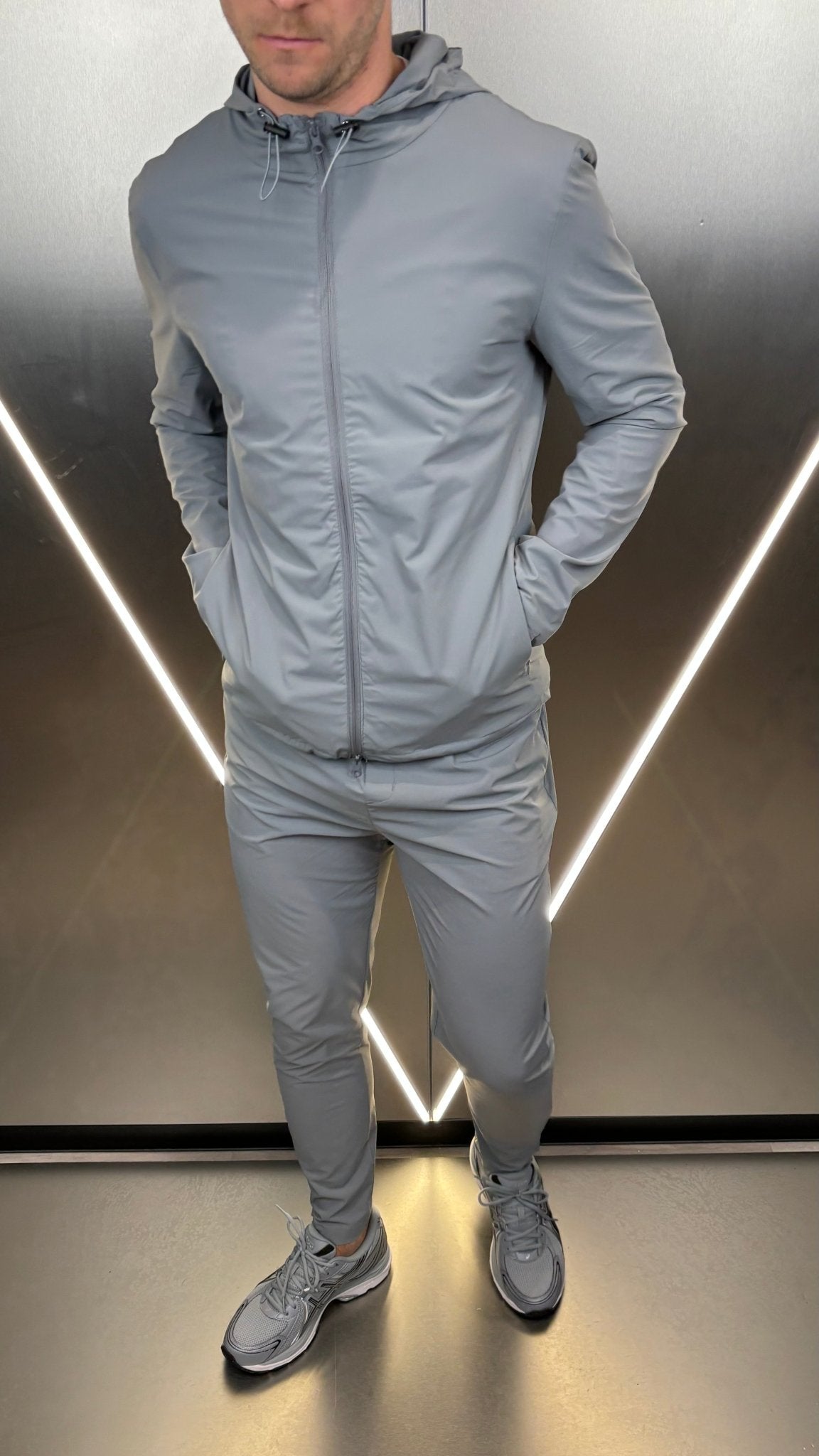 Transitional Tracksuit - Pastel Grey - Vincentius