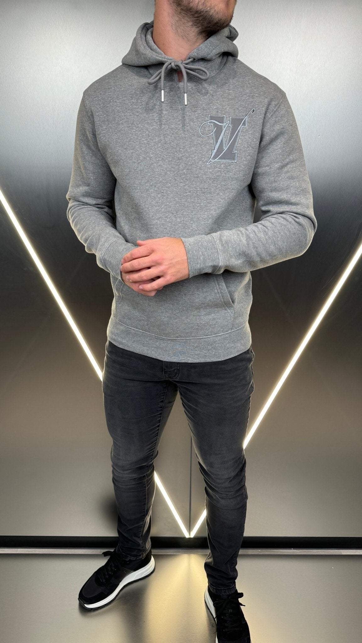 Varsity Luxe Hoodie - Grey (DISPATCH 18/10/24) - Vincentius