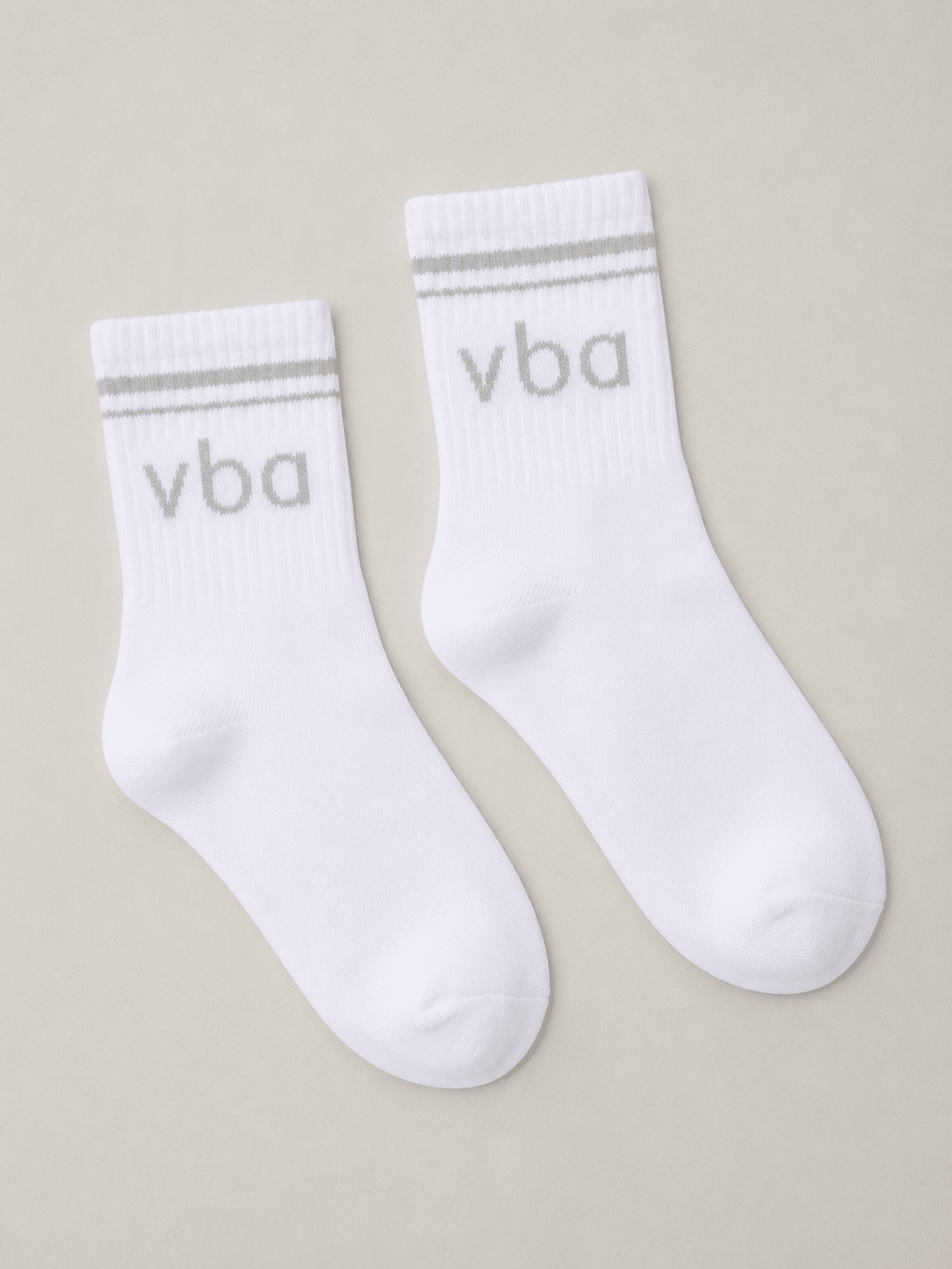 VBA Sport Socks - White/Grey Mist - Vincentius