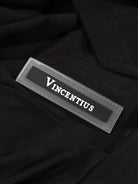 Black Logo Panel Hoodie - Vincentius