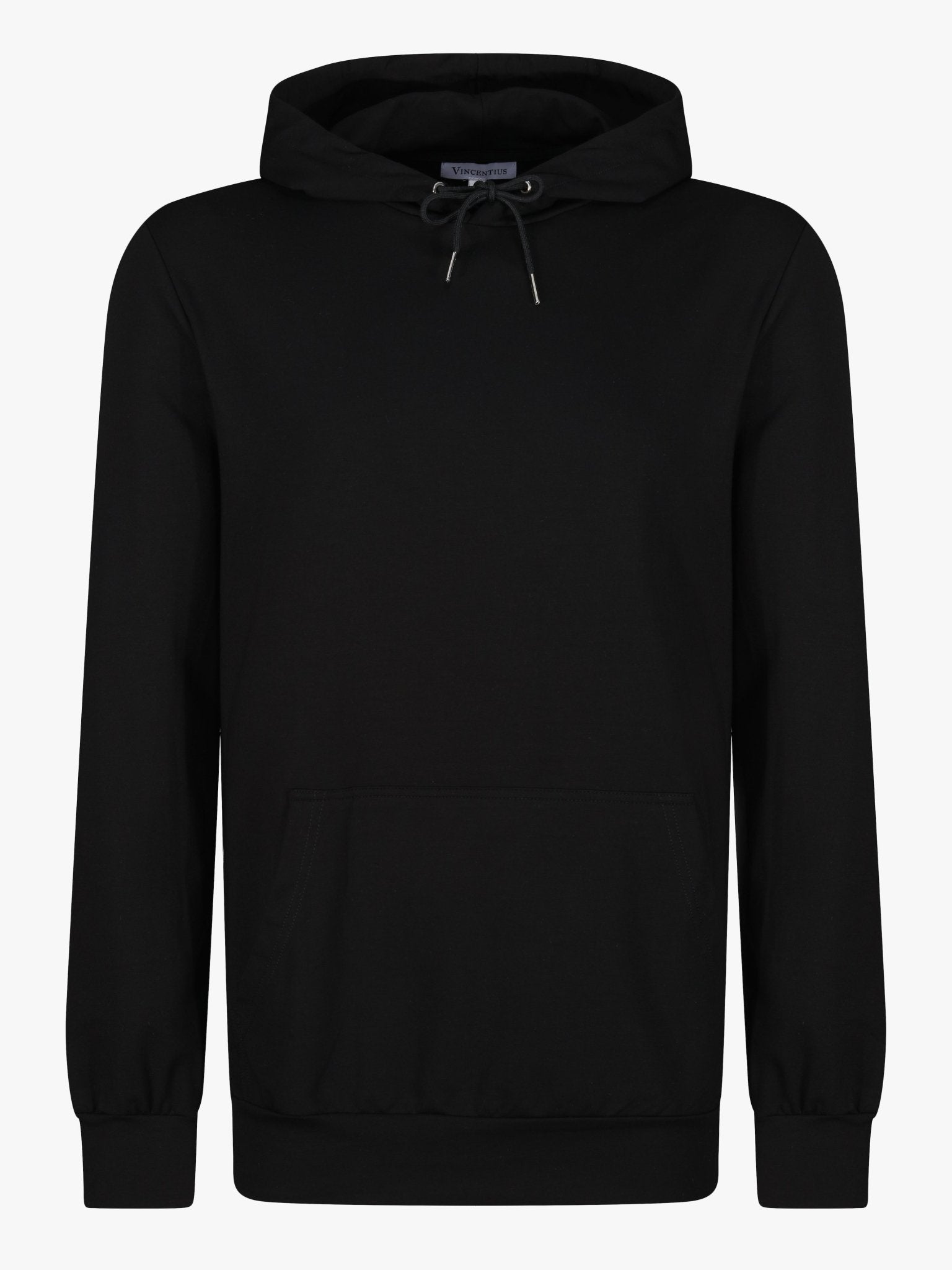 Black Logo Panel Hoodie - Vincentius