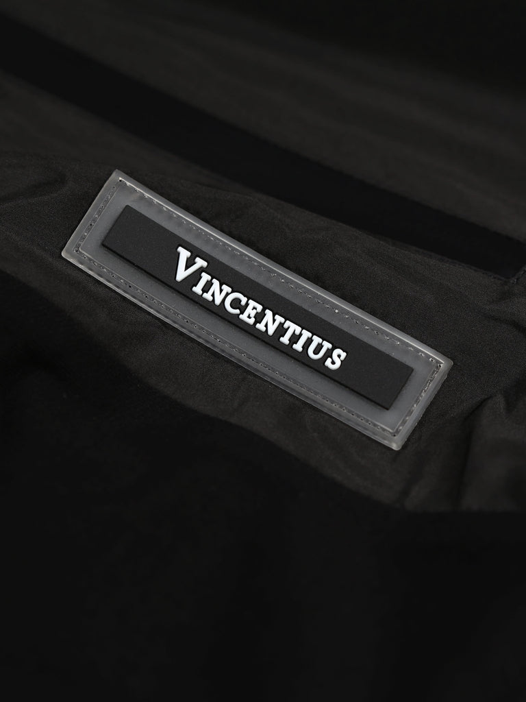 Black Re-Nylon Hooded Jacket - Vincentius