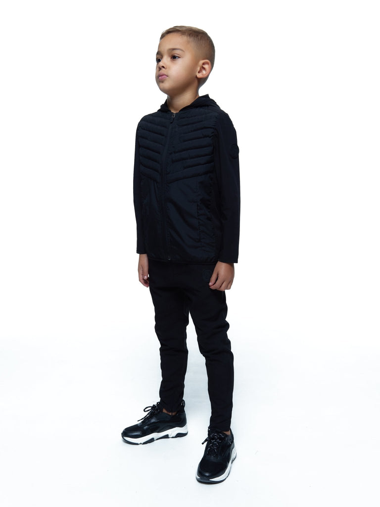 Boy's Black Utility Jacket - Vincentius