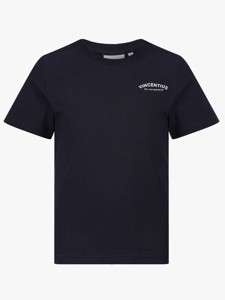 Boy's Luxe Be Victorious T-Shirt - Navy - Vincentius