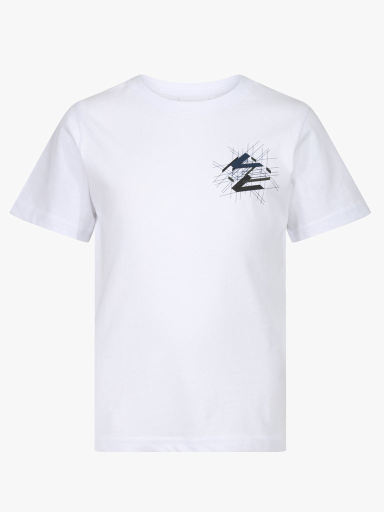 Boy's Luxe Shatter T-Shirt - White - Vincentius