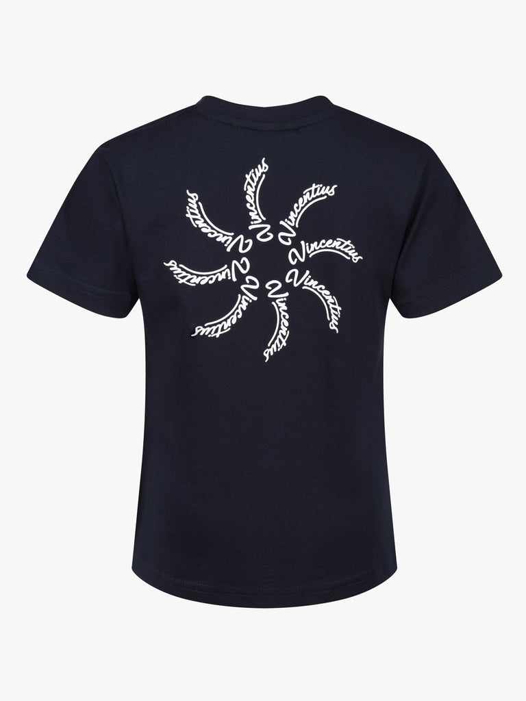 Boy's Luxe Spoke T-Shirt - Navy - Vincentius