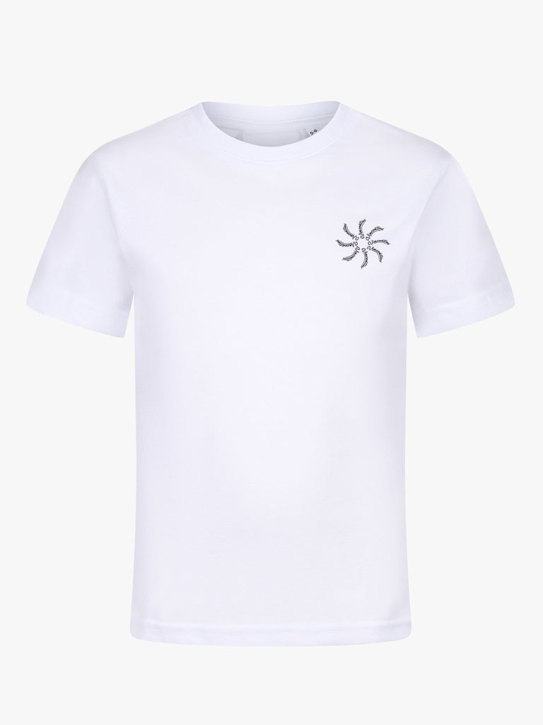 Boy's Luxe Spoke T-Shirt - White - Vincentius