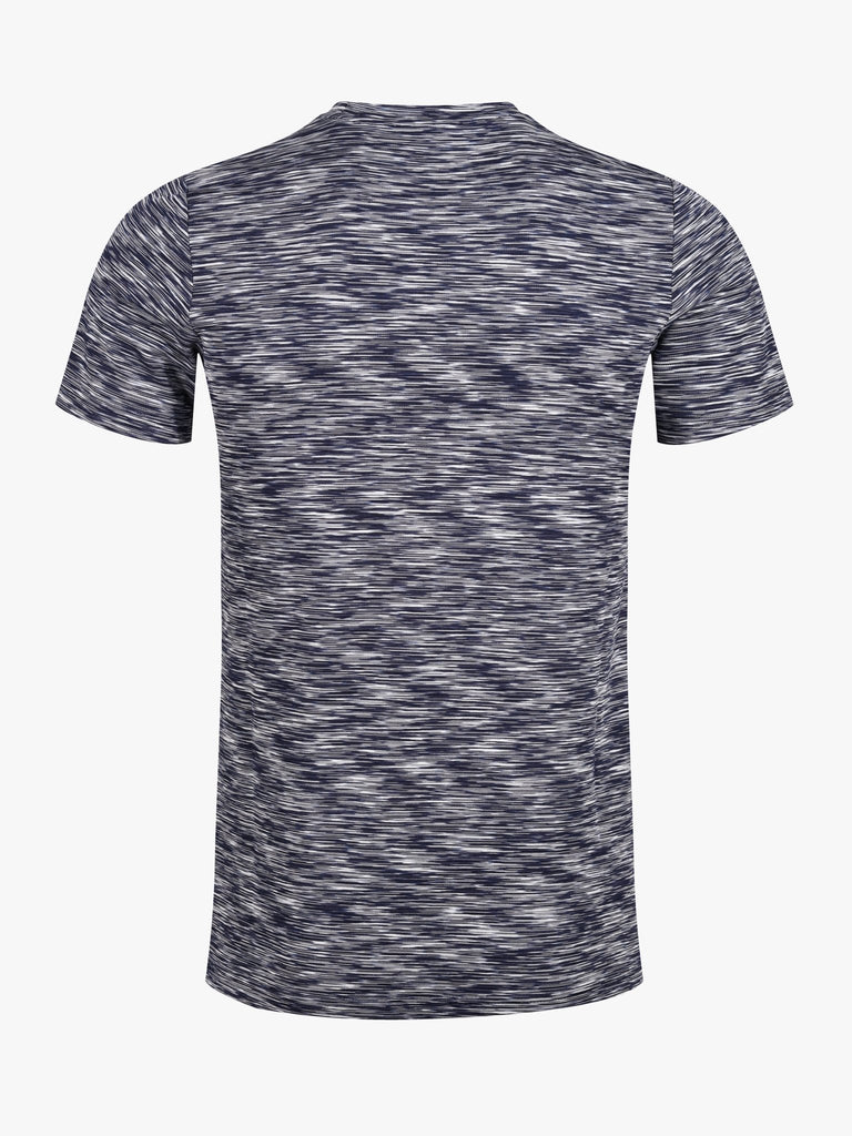 Cotton Space Dye T-Shirt - Navy - Vincentius