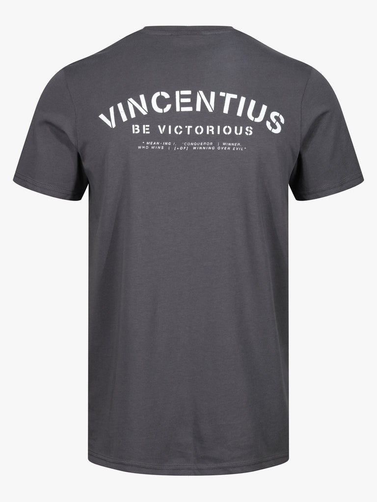 Luxe Be Victorious T-Shirt - Charcoal - Vincentius