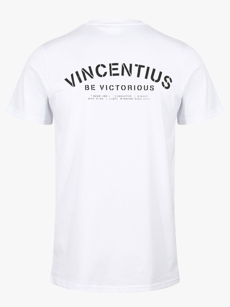 Luxe Be Victorious T-Shirt - White - Vincentius