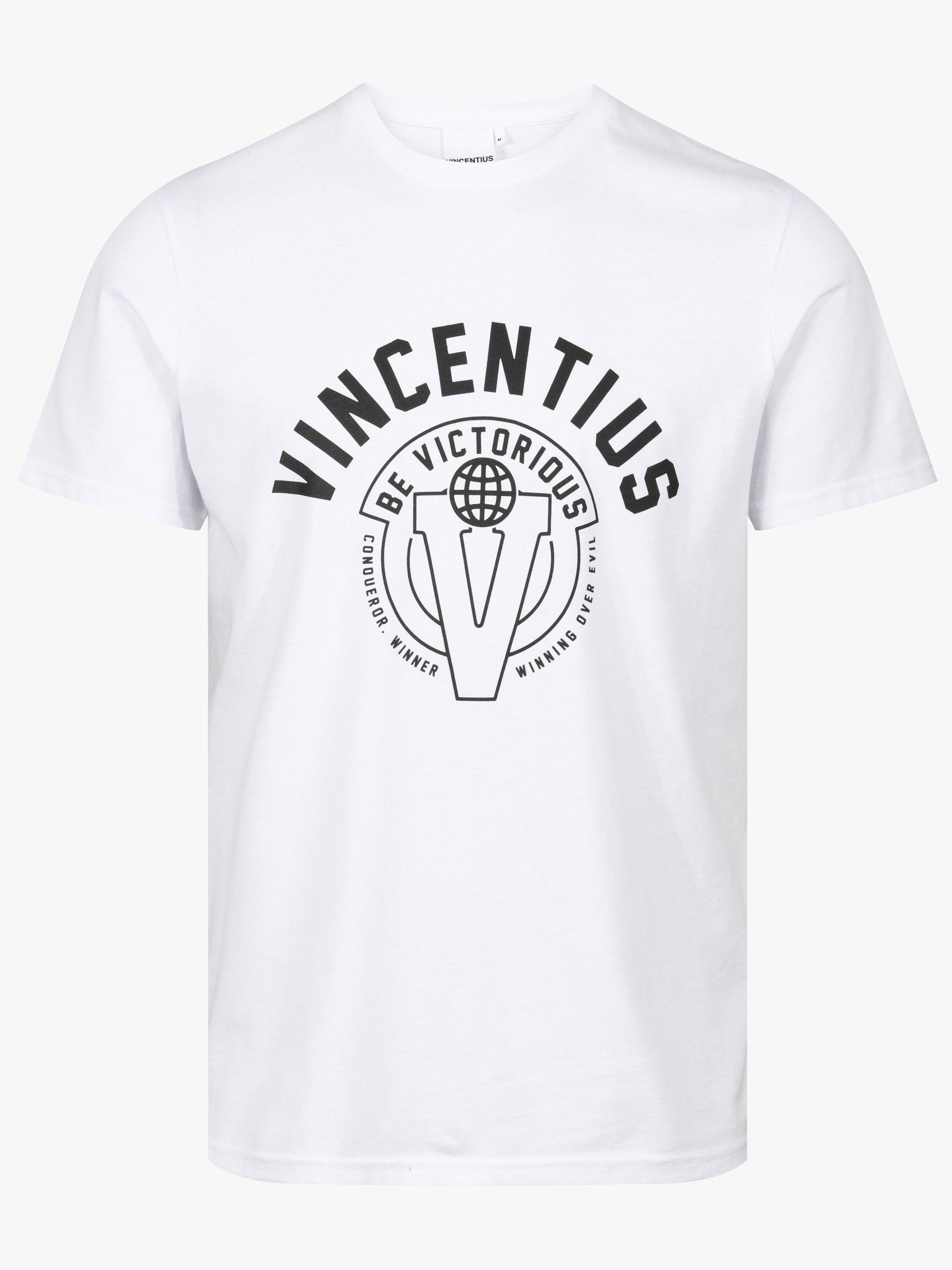 Luxe Crest T-Shirt - White - Vincentius