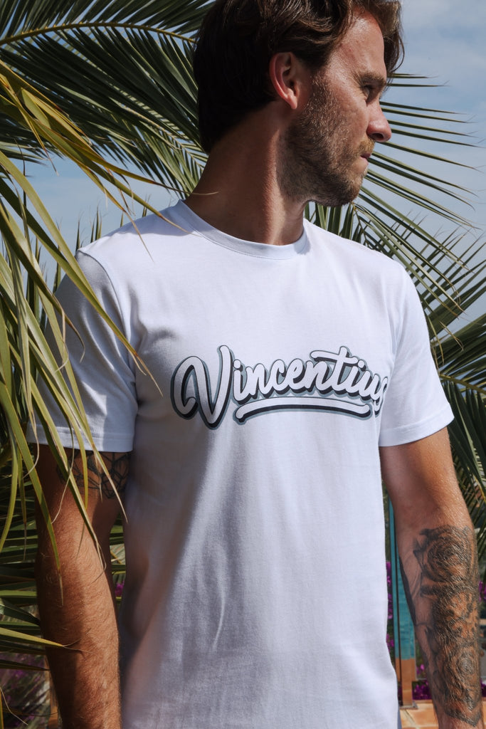 Luxe Graffiti T-Shirt - White - Vincentius