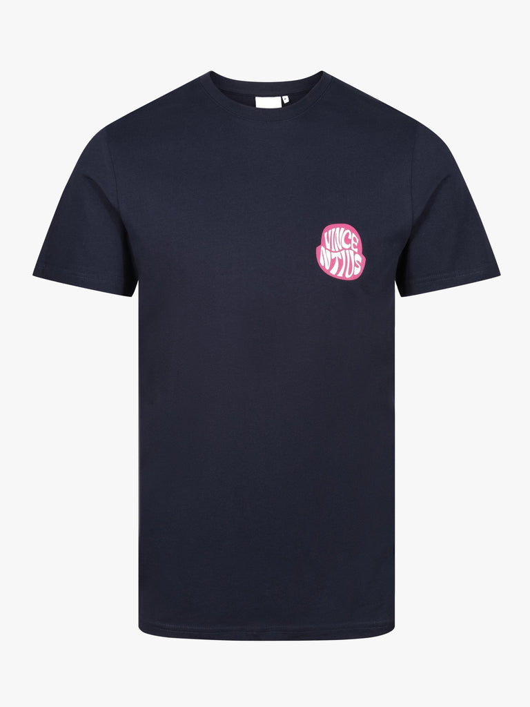 Luxe Groovy T-Shirt - Navy - Vincentius