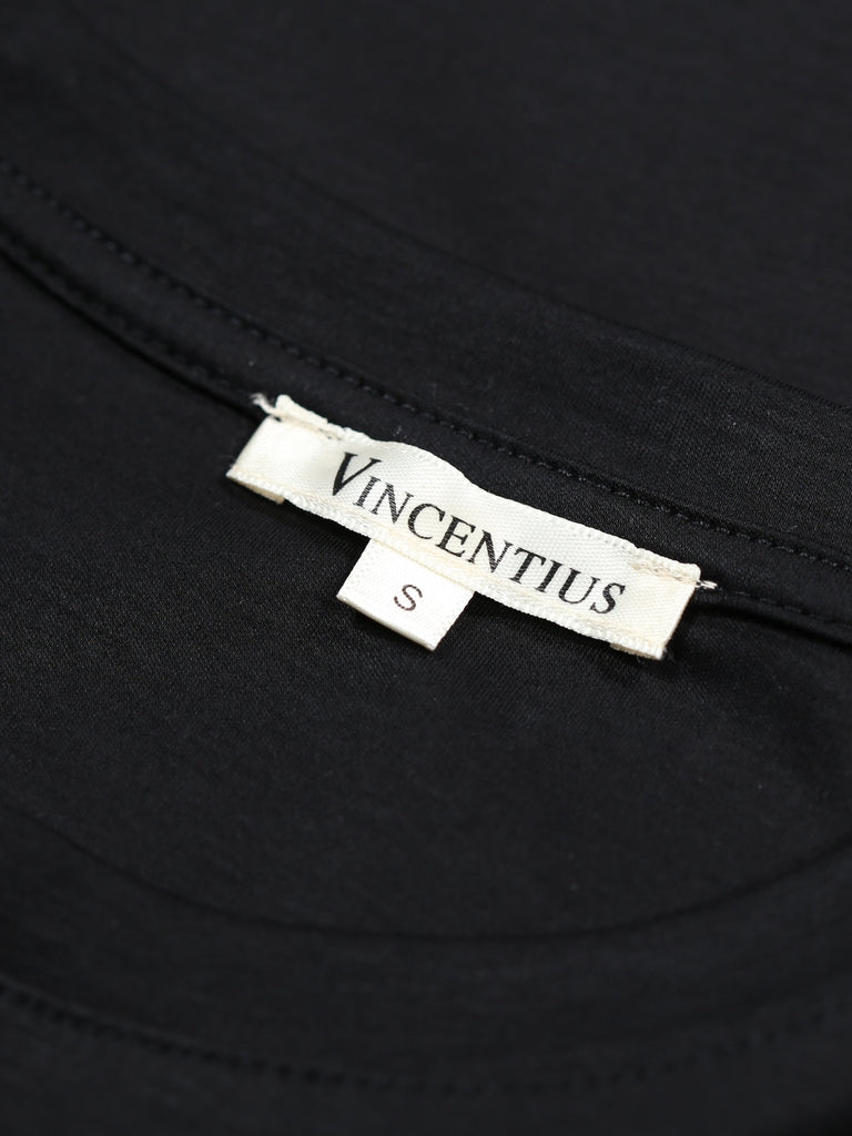 Luxury Black T-Shirt - Vincentius