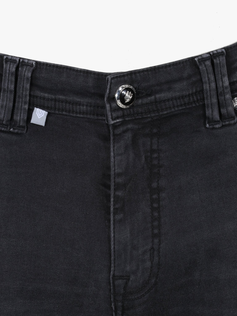 Luxury Edition Tailored Fit Jeans - Dark Grey/Black Patch - Vincentius