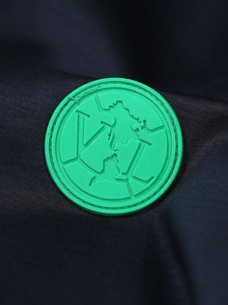 Luxury Navy & Green Badge T-Shirt - Vincentius