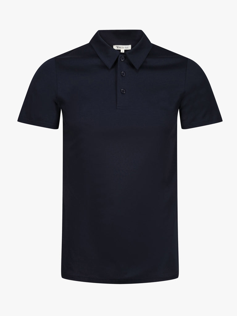 Luxury Navy Polo T Shirt - Vincentius