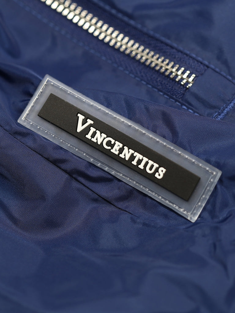 Navy-Blue Reverse Tech Jacket - Vincentius