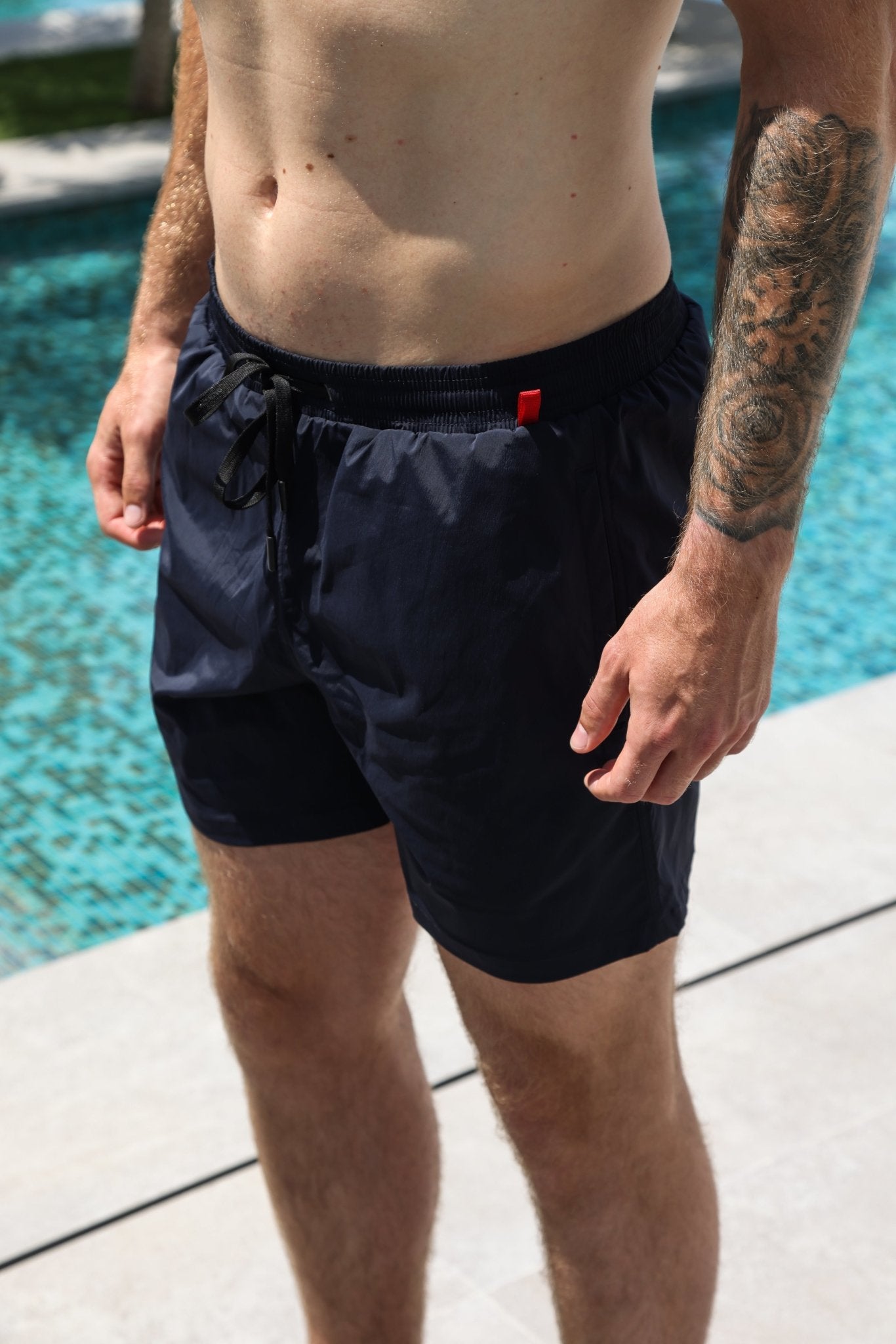 Technical Navy Swim Shorts - Vincentius